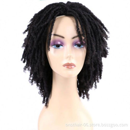 MYZYR private label  long hair crochet heat-resistant synthetic wig,multiple colourDirty braid , synthetic afro wig#T530